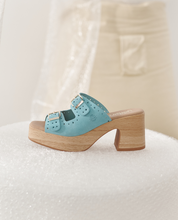 Heeled sandal BONAI-003 green