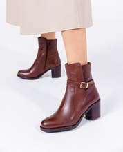 Stiefelette mit Obertail ORNE-001 Braun