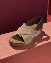 Jerba 134 beige flat sandal