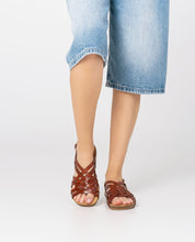 Flat sandal IBIZA-175 brown