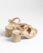 Heeled sandal BLAY-262 gold