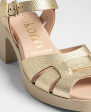 Heeled sandal BLAY-262 gold
