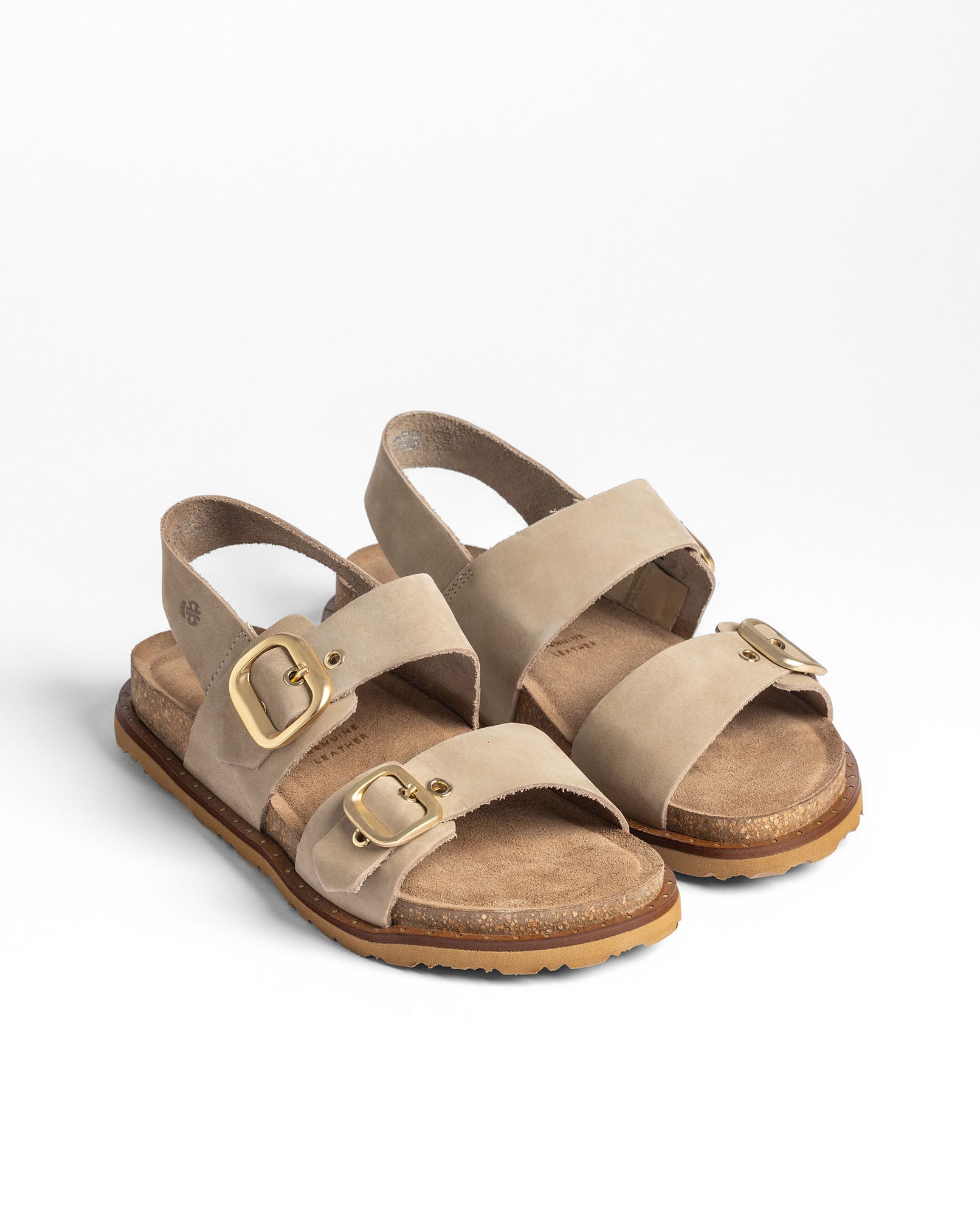 Flache Sandale BOLUS-252 beige