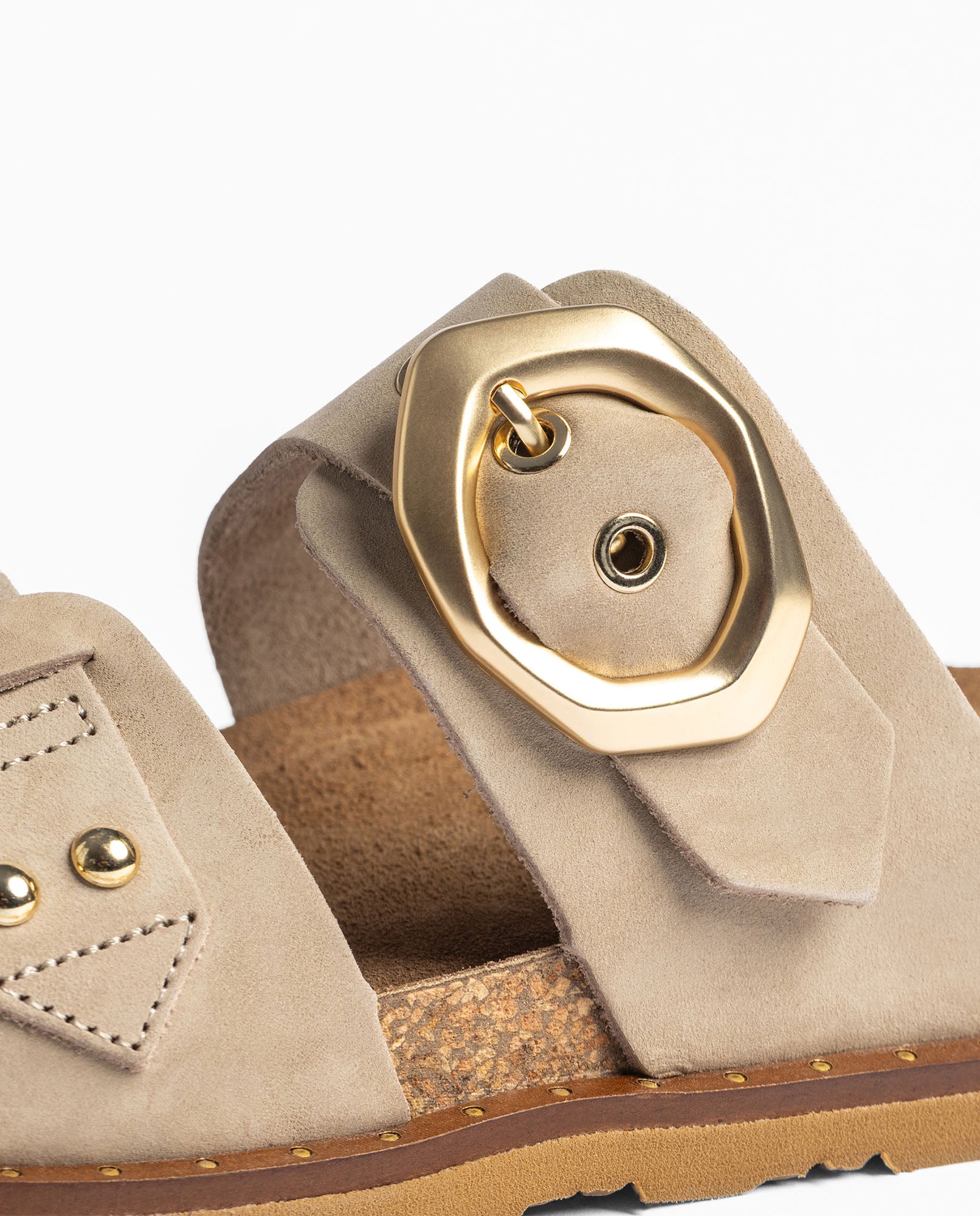 Flache Sandale BOLUS-254 beige