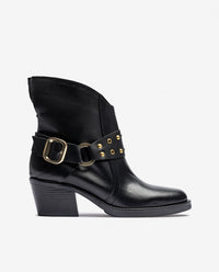 Stiefeletten mit Absatz BRAVA-001 schwarz