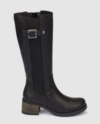 stivale con tacco alter 031 nero