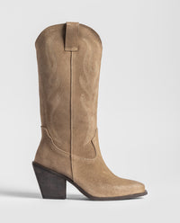 Bota de tacón DAKOTA-262 marrón