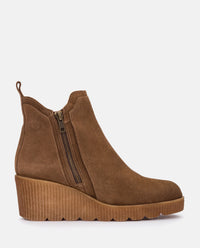 Wedge booty MADONA-002 brown