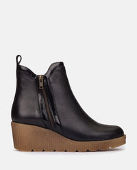 Wedge booty MADONA-002 black