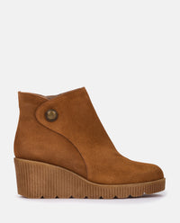 Bottine compensée MADONA-003 cuir