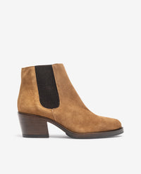 Heeled ankle boot BRAVA-003 brown