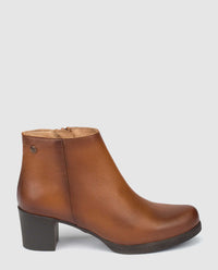 heeled ankle boot berlin 014 brown