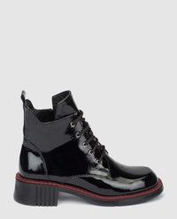 heeled ankle boot fiona 001 black