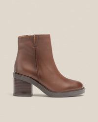 Stiefelette mit Obertail MIRE-002 Braun