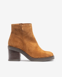 Stivaletto con tacco MIRE-002 marrone 