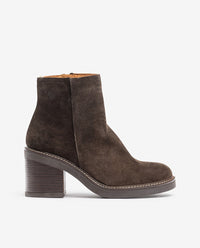 Stivaletto con tacco MIRE-002 marrone
