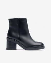 Stivaletto con tacco MIRE-002 nero