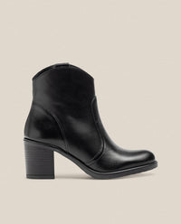 Stiefelette mit Obertail ORNE-003 Schwarz