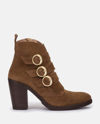 Stiefelette mit Absatz TOURS-005 braun