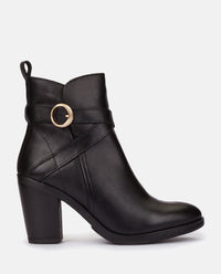 Stiefelette mit Absatz TOURS-006 Schwarz