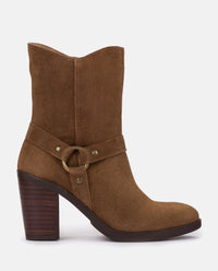 Stiefelette mit Absatz TOURS-008 Braun