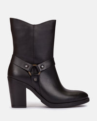 Stiefelette mit Absatz TOURS-008 Schwarz
