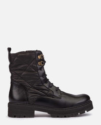 Bottine plate BERNA-007 noir