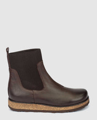 bottine plate brujas 005 marron