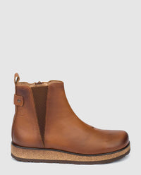 bottine plate brujas 006 marron