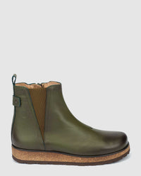 bottine plate brujas 006 kaki