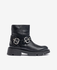 Flat ankle boot ELZE-008 black