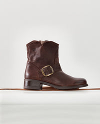 Botte plate MONS-001 MARRON
