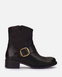 Bottine plat MONS-001 noir