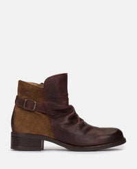 Bottine plat MONS-002 marron
