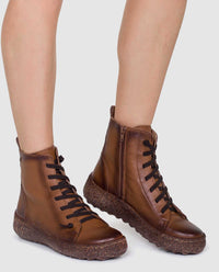 stivaletto basso torino 001 marrone