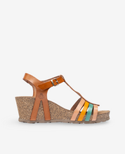 Wedge sandal CADIZ-301 brown