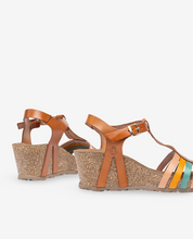 Wedge sandal CADIZ-301 brown