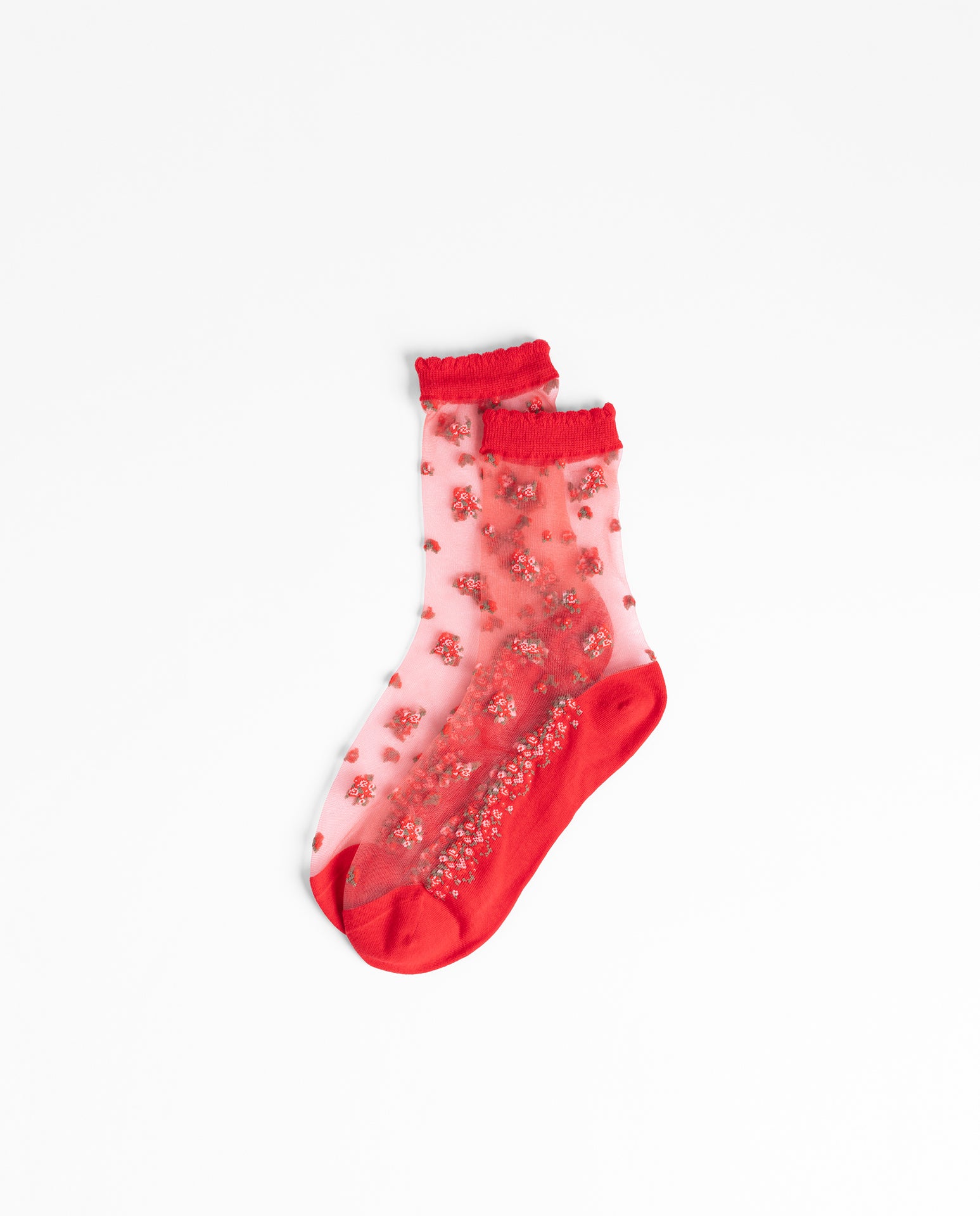 Chaussette NELY rouge