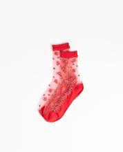 Chaussette NELY rouge