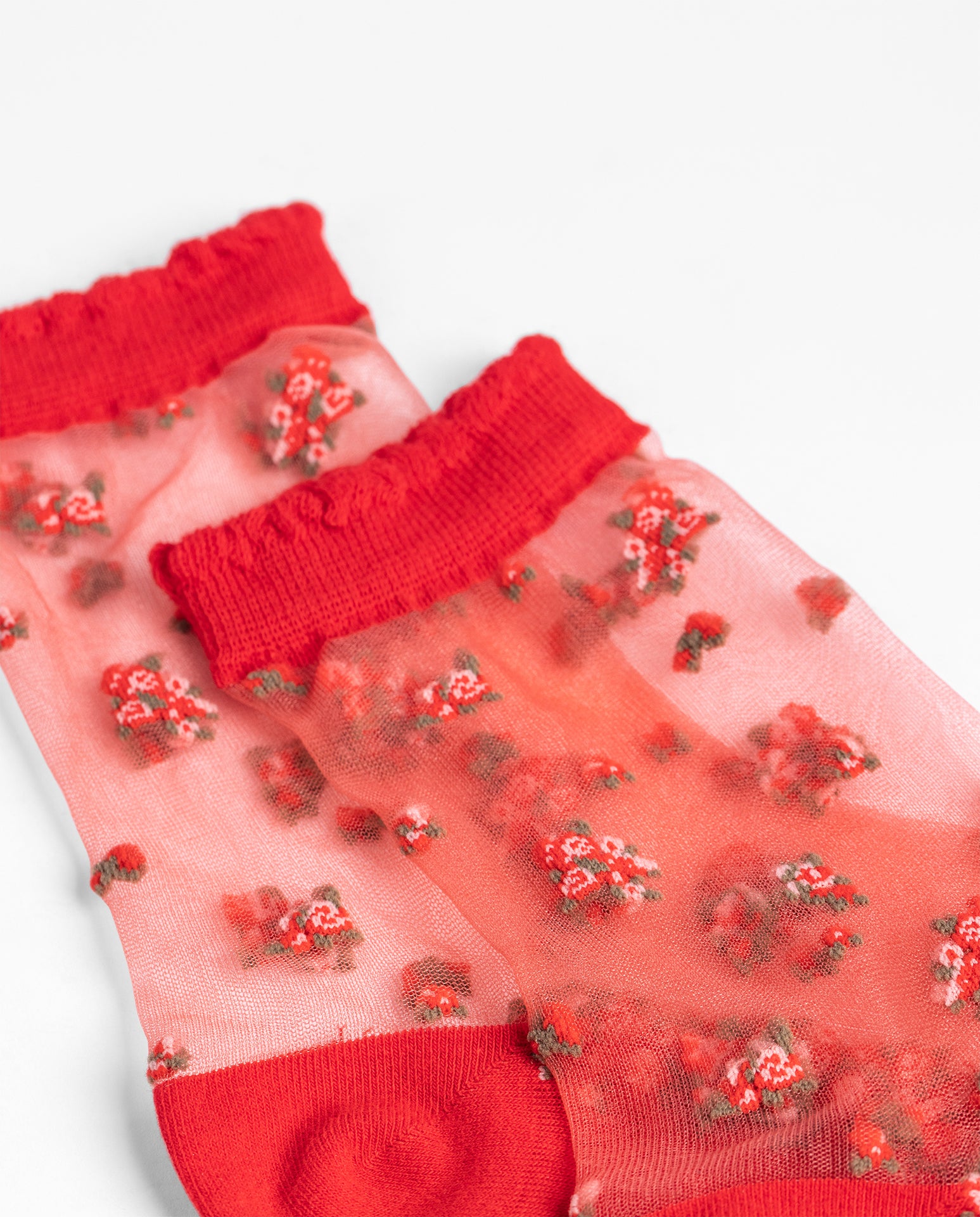 Chaussette NELY rouge