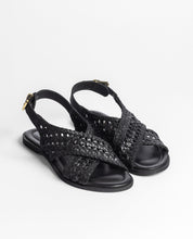 Sandale plate CRES-252 noir