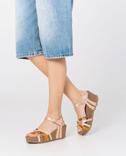 Wedge sandal BARI-302 pink
