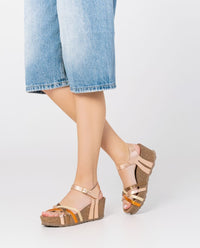Wedge sandal BARI-302 pink