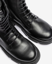 Flache Stiefeletten ELZE-010 schwarz