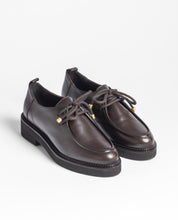 Zapato plano GREDOS-262 marrón oscuro