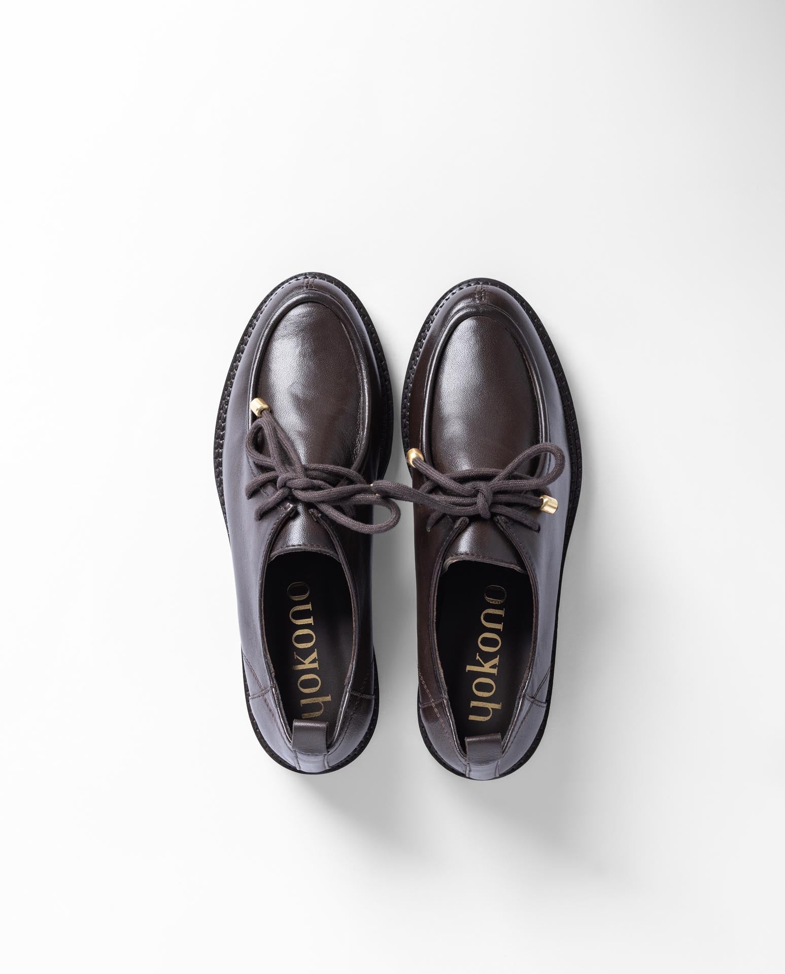 Zapato plano GREDOS-262 marrón oscuro