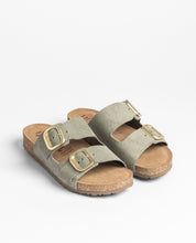 Flache Sandale JERBA-700 blau