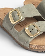 Flache Sandale JERBA-700 blau