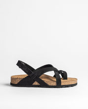Flat sandal JERBA-718 black