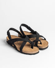 Flat sandal JERBA-718 black